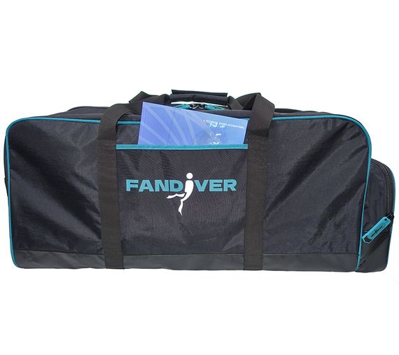 Сумка FanDiver Классик черный/бирюзовый 81 л