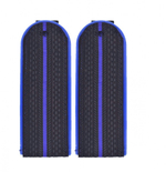 Погоны Юстиция темно-синие 1 васильковый просвет пластик