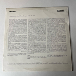 Винтажная виниловая пластинка LP Heinrich Schutz Генрих Шютц Musikalische Exequien (Германия 1977)