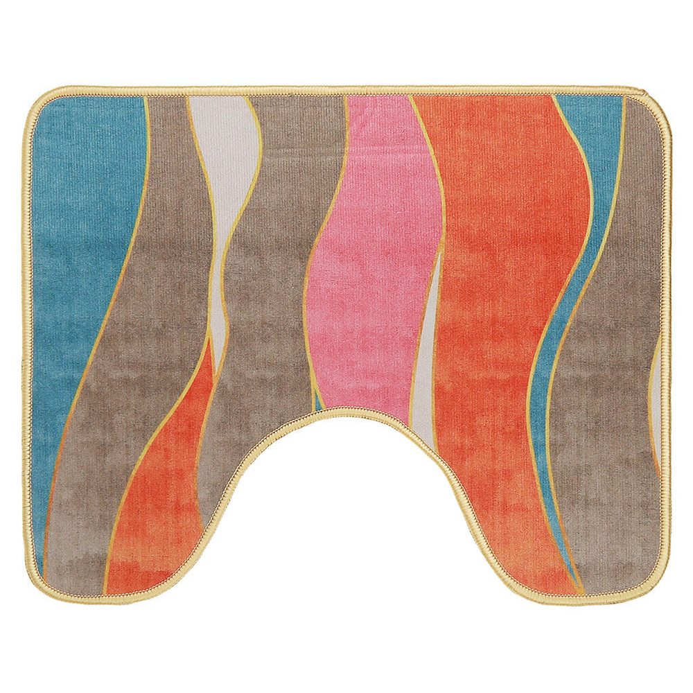 Комплект ковриков "Анталия", для ванной и туалета, антискользящие, 50 см x 80 см