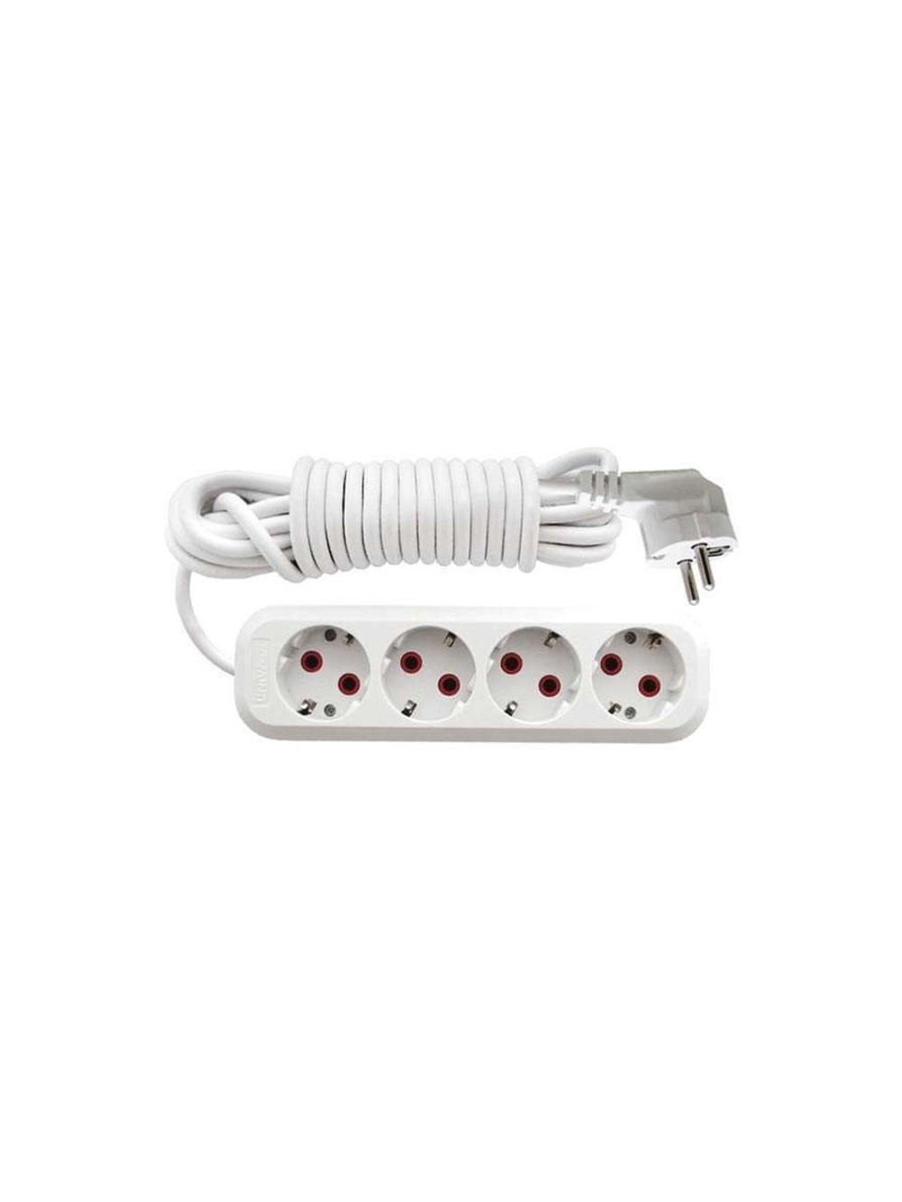 Удлинитель 4х10м с заземл. 10А IP20 У10-555 ПВС 3х1 UNIVersal 555-10