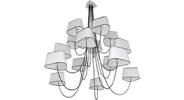 DesignHeure Lu15pnbbn —  Lustre 15 abat-jour Petit Nuage