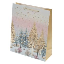 GAEM Пакет подарочный (бумага 210г/м2, блок 12шт), L26 W10 H32 см, 4в.