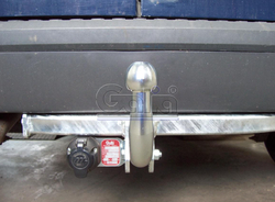 Фаркоп оцинкованный Galia F083A для Ford Tourneo Connect 2002-2014, Transit Connect 2002-2014(паспорт и сертификат в комплекте)(без электрики)
