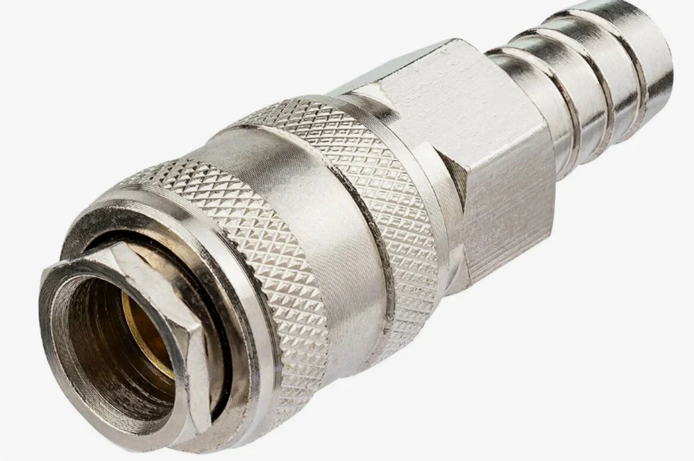 Быстросъем с клапаном/елочкой на 12мм PR-0871