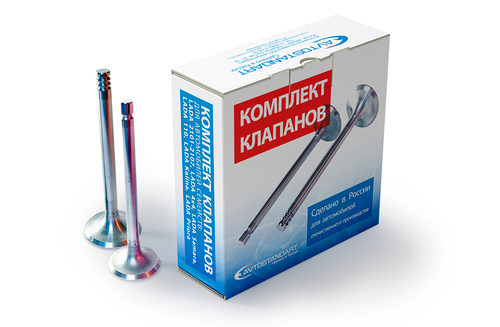 Клапан впускной LADA Largus 16кл (к-т 8ед.)