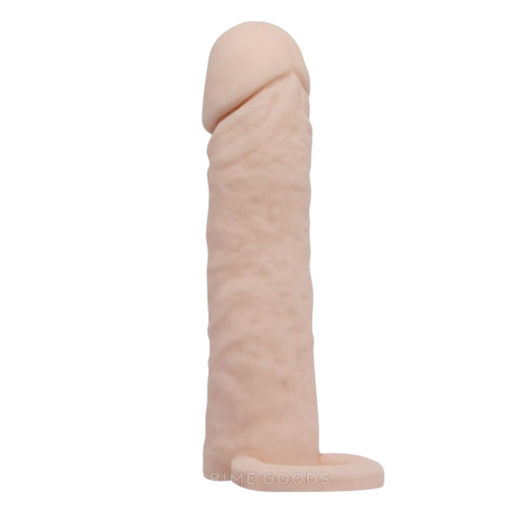 Насадка на член увеличивающая с кольцом Penis Sleeve (16 см)