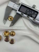 Ответные части для установочных кнопок золото