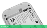 Модем Digma Mobile WiFi белый (DMW1880WH)