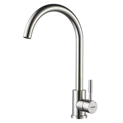 Смеситель для кухни Ledeme L4998-3 нержавеющая сталь