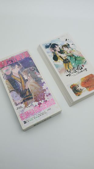 Набор открыток, карточек и наклеек "Руководство по захвату черного лотоса / Become the Girl of Black Lotus", 188 предметов