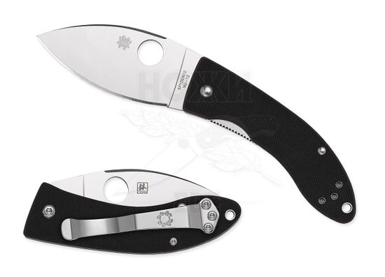 Складной нож Spyderco Lil' Lum C205GP c клинком из стали Böhler N690Co, рукоять G10