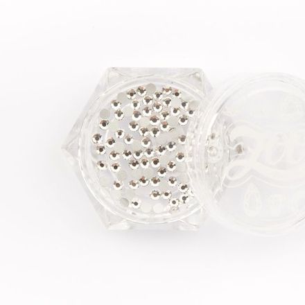 Zoo nail Стразы стеклянные прозрачные SS6 (2мм), 100шт