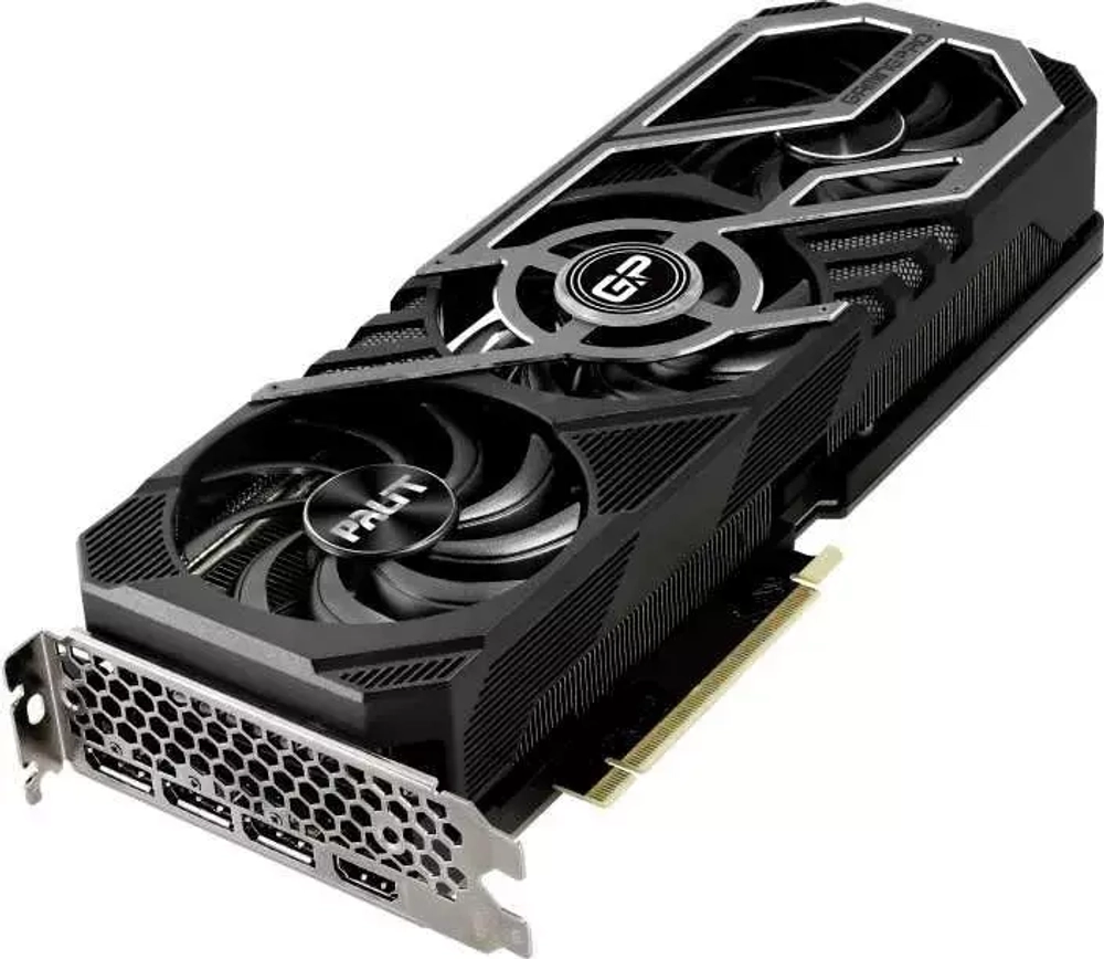 Видеокарта Palit PCI-E 4.0 PA-RTX3080 GAMINGPRO 10G V1 LHR NVIDIA GeForce RTX 3080 10240Mb 320 GDDR6X 1440/19000/HDMIx1/DPx3/HDCP Ret (NED3080019IA-132AA) RTL