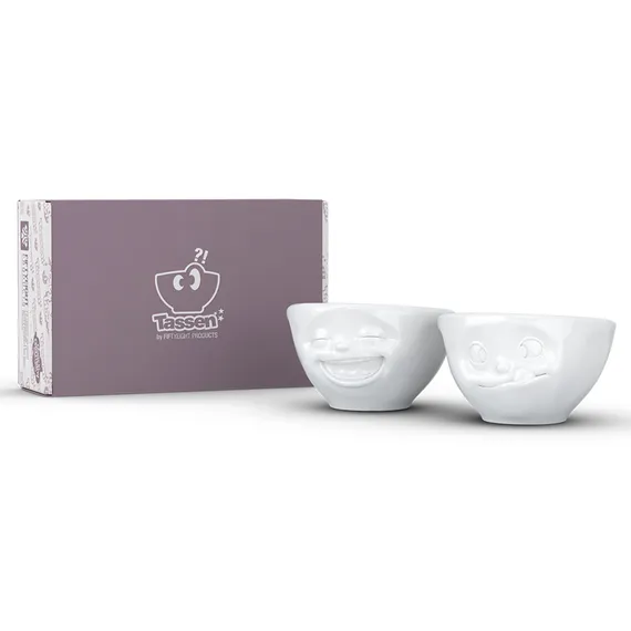 Набор из 2-х чаш Tassen Laughing &amp; Tasty 100 мл