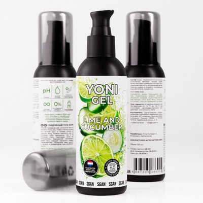 Лубрикант для орального секса SGAN Sensual со вкусом Лайм огурец, 100 мл