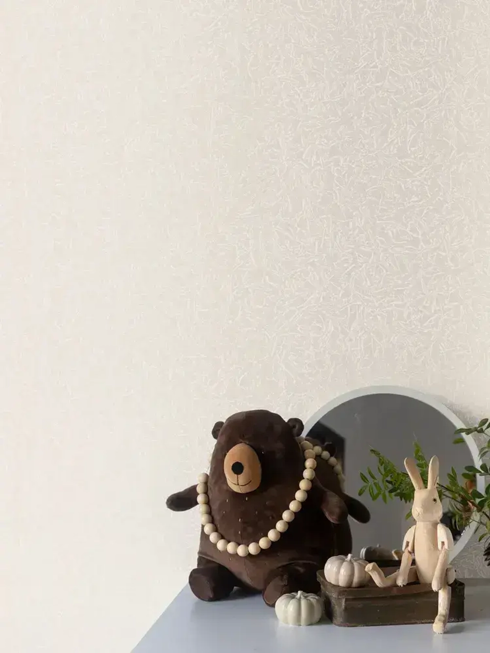 Обои флизелиновые 1.06. ASOZN-18, глянцевые однотонные без подгона, для кухни, гостиной, коридора, спальни, детской