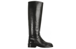 CHANEL Knee high Boots Women"s Black