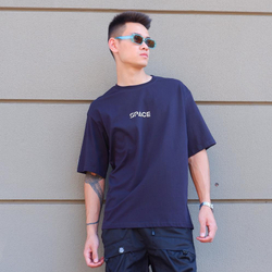 Футболка SPACE OverSize Темно-синий Light