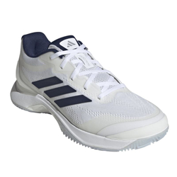 Женские Кроссовки теннисные Adidas Avacourt 3 Clay - cloud white/dark blue/crystal sky