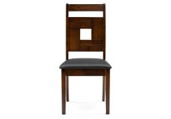 Деревянный стул Kubik dirty oak / black