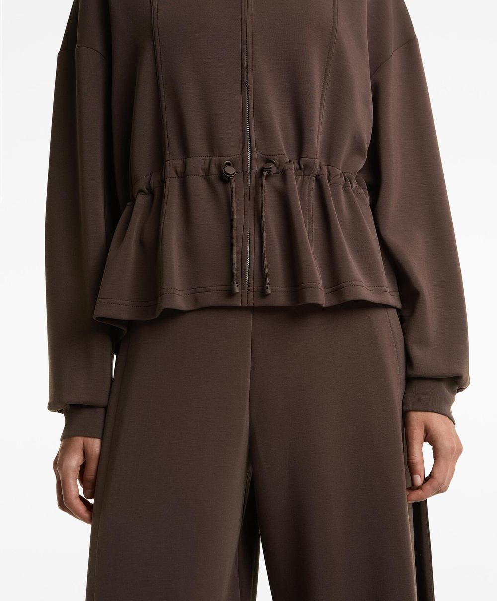 Oysho Мягкая куртка из модала, коричневый