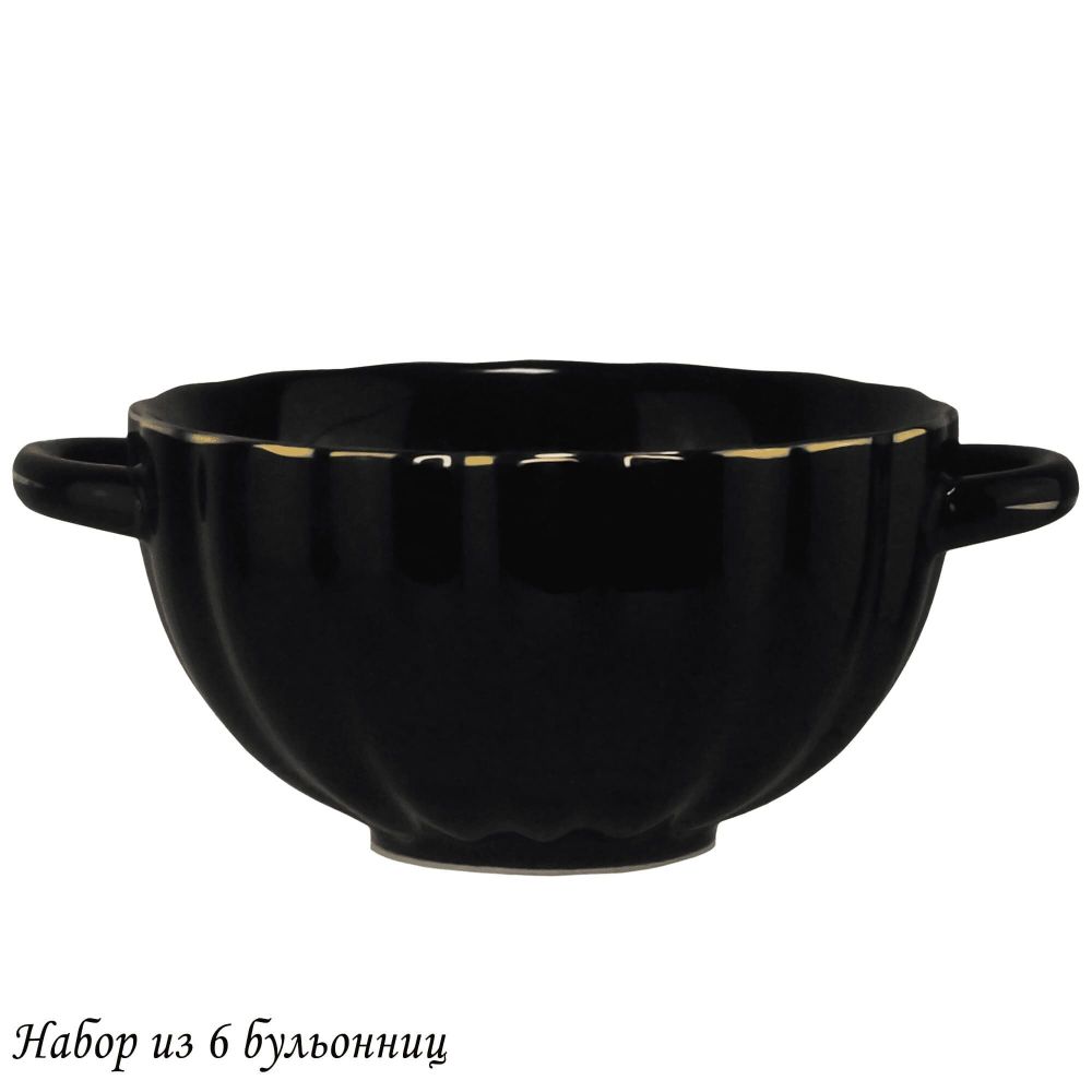 Lenardi 133-378 Набор из 6 бульонниц 350 мл MULTICOLOR в под.уп.(х6)Фарфор