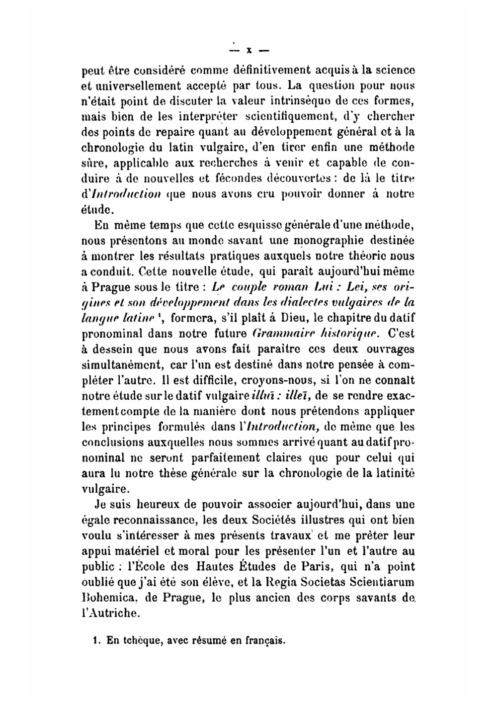 Introduction à la chronologie du latin vulgaire. étude de philologie historique | F.G. Mohl
