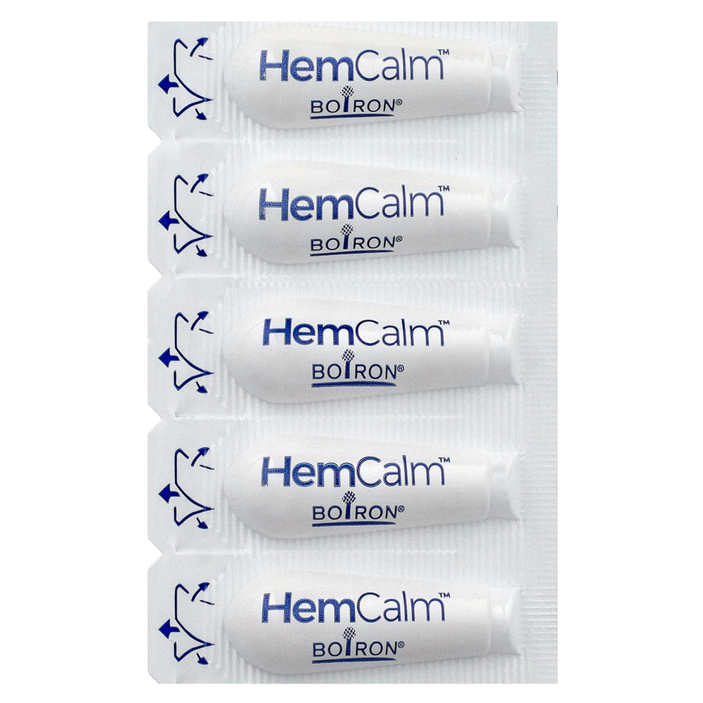Boiron, HemCalm®, свечи, средство от геморроя, 10 свечей