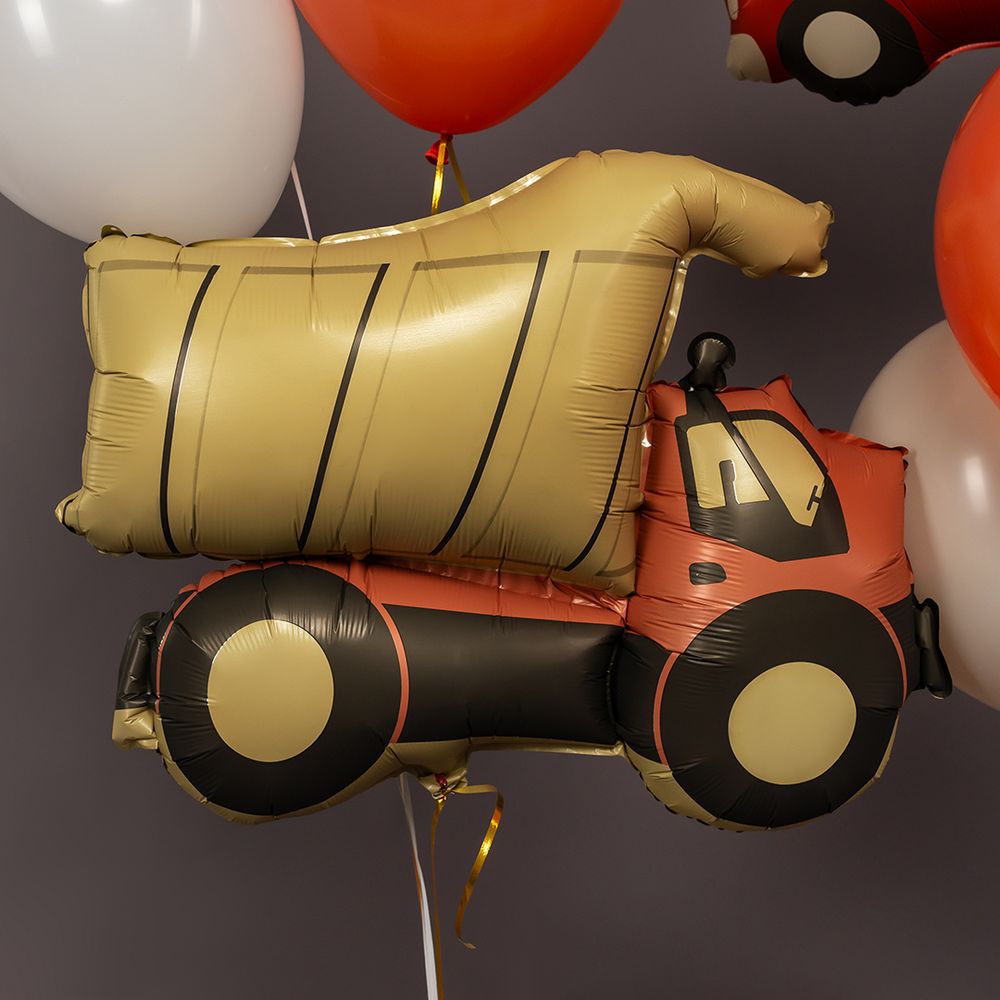 Шар (29''/74 см) Фигура, Самосвал, Сатин, 1 шт.