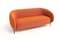 Belt Диван двухместный BLT-2 Velvet Lux 72/Металл Черный 1560*850*730