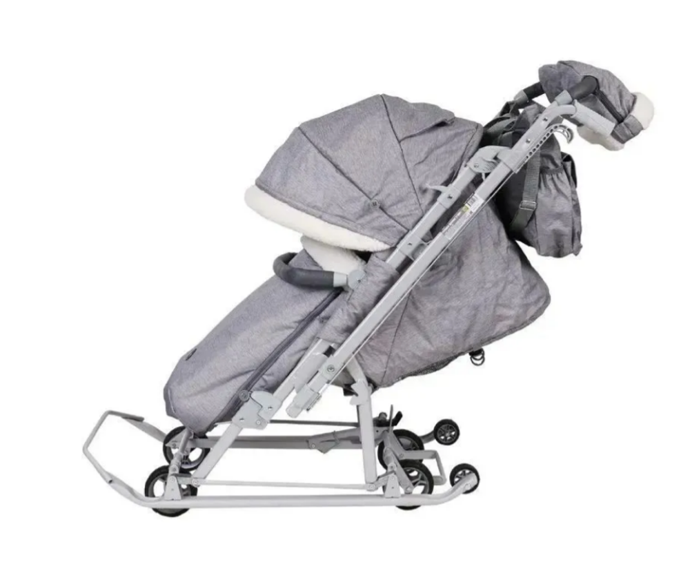 Санки-коляска Nika НД7-8К/9 дымчатый