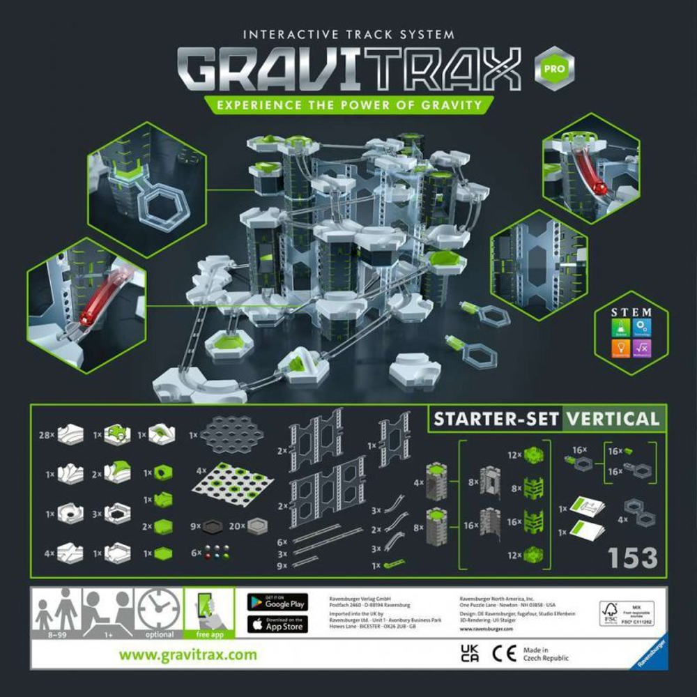 Ravensburger — вертикальный стартовый комплект GraviTrax Pro 268320