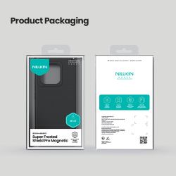 Чехол усиленный от Nillkin c встроенным круглым магнитом для Xiaomi 14T, серия Super Frosted Shield Pro Magnetic Case