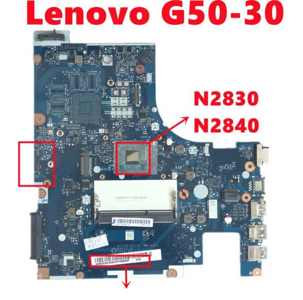 Main Lenovo G50-30, ACLU9 ACLU0 NM-A311 REV 1.0