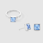 Кольцо Coeur de Lion Light Blue-Silver 18.5 мм 0500/40-0741 58 цвет голубой, серебряный