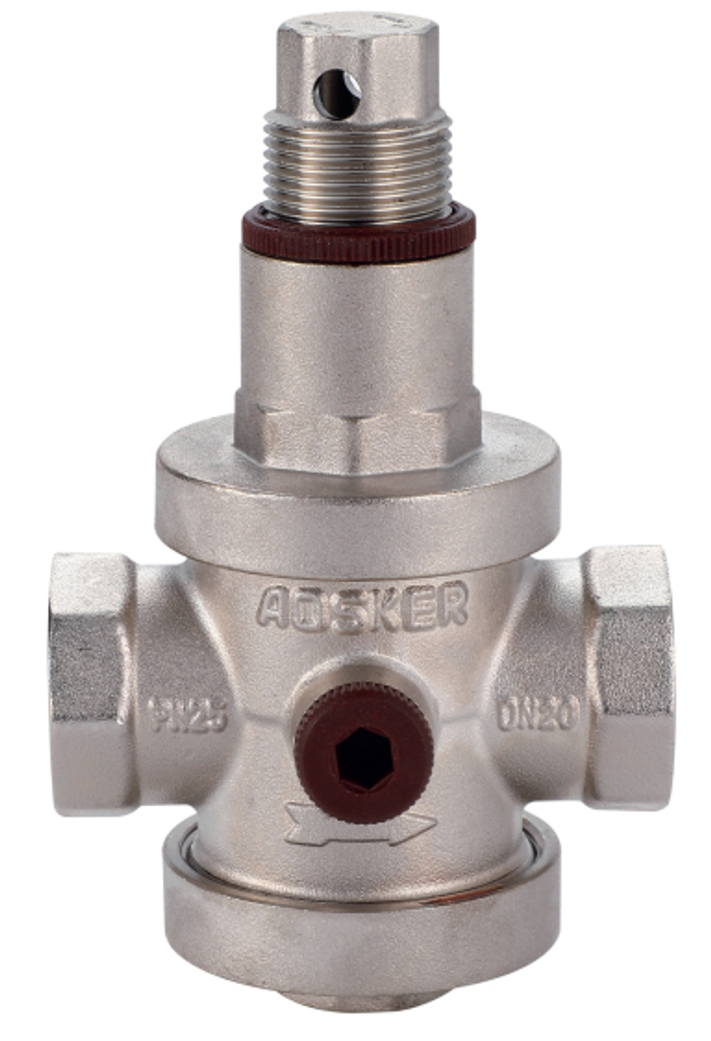 Редуктор давления поршневой AOSKER (ф32) 11/4" ВР