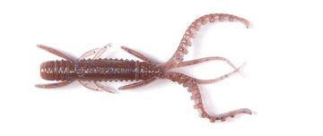 Виброхвосты съедобные LJ Pro Series HOGY SHRIMP 2,2in (5,6 см), цв. S19, 10 шт.