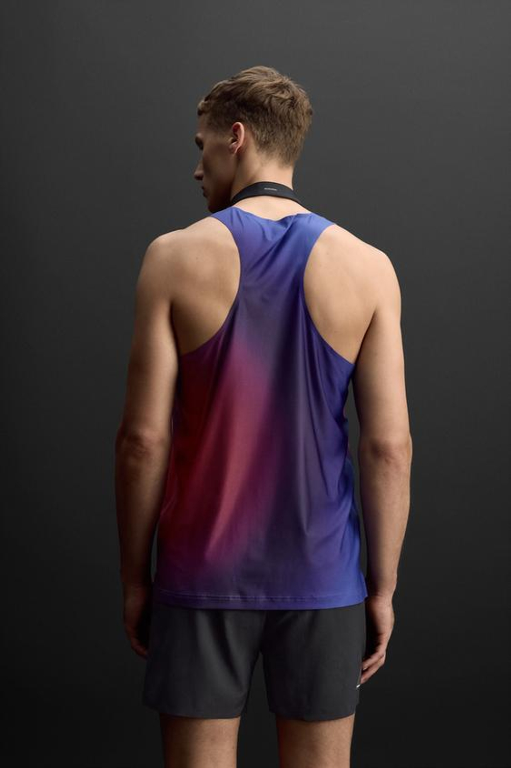 ZARA ТОП В СПОРТИВНОМ СТИЛЕ, СИНИЙ ЭЛЕКТРИК