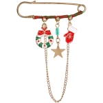 Брошь - булавка новогодняя «Best Podarok - Символы чудес «, 7*7см