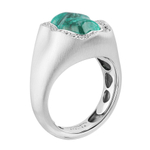 Кольцо с Турмалином и Бриллиантами, R0030-49/1