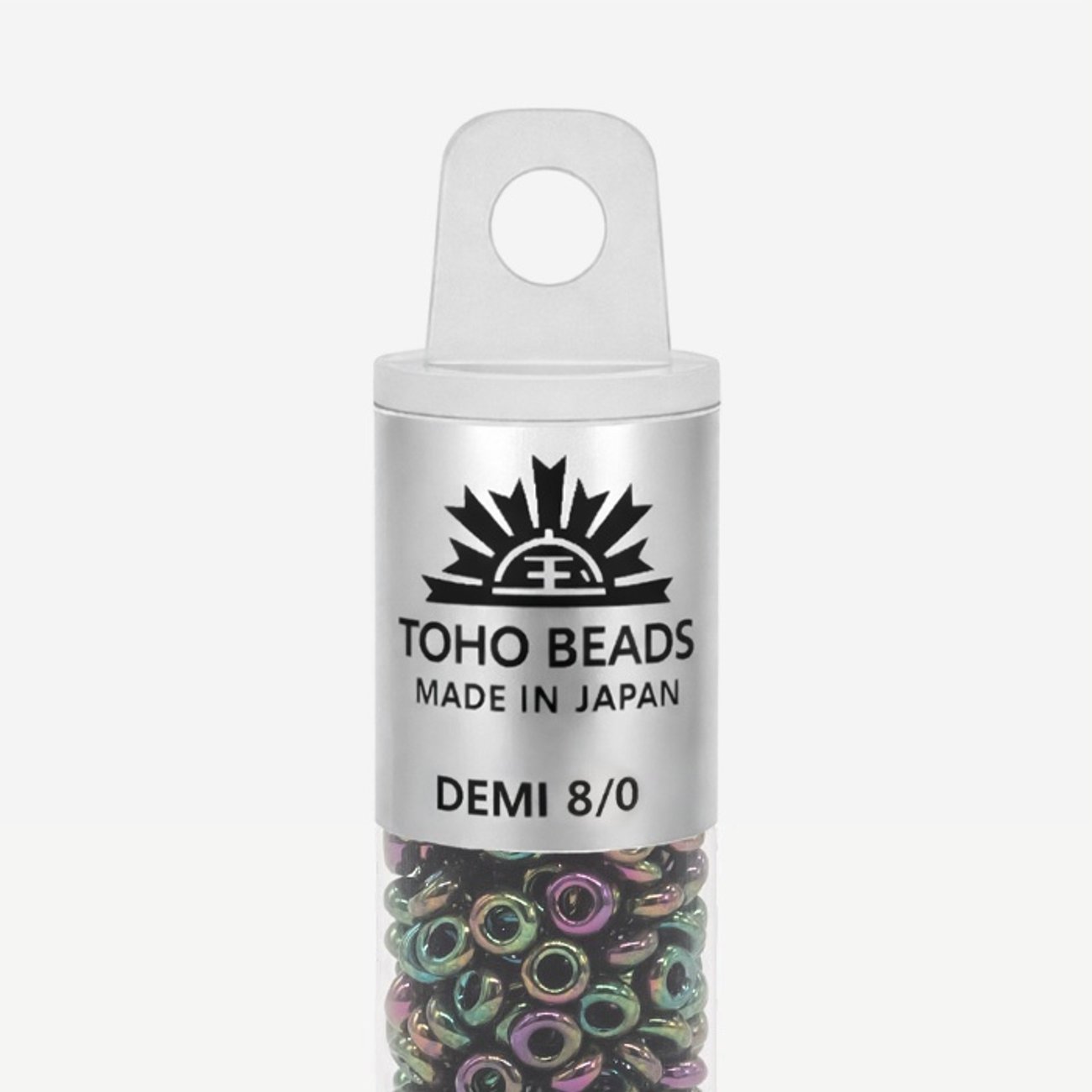 Японский бисер TOHO Demi 8/0 (№508), металлизированный, непрозрачный глянцевый
