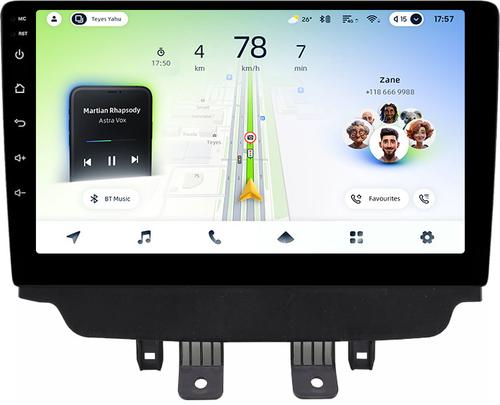 Магнитола для Mazda CX-3 2014-2023 (ШГУ монохром) - Teyes CC4L монитор 10.1" IPS, Android 14, Быстрая, Snapdragon 662, CarPlay, 4G SIM-слот