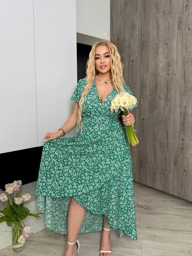 Платье на запах УК-1964-2 Фабрика Моды