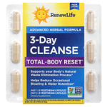 Renew Life, 3-дневное очищение, 12 вегетарианских капсул