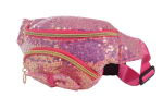 Сумка поясная "Блеск" с бантиком, см, 5 цветов микс