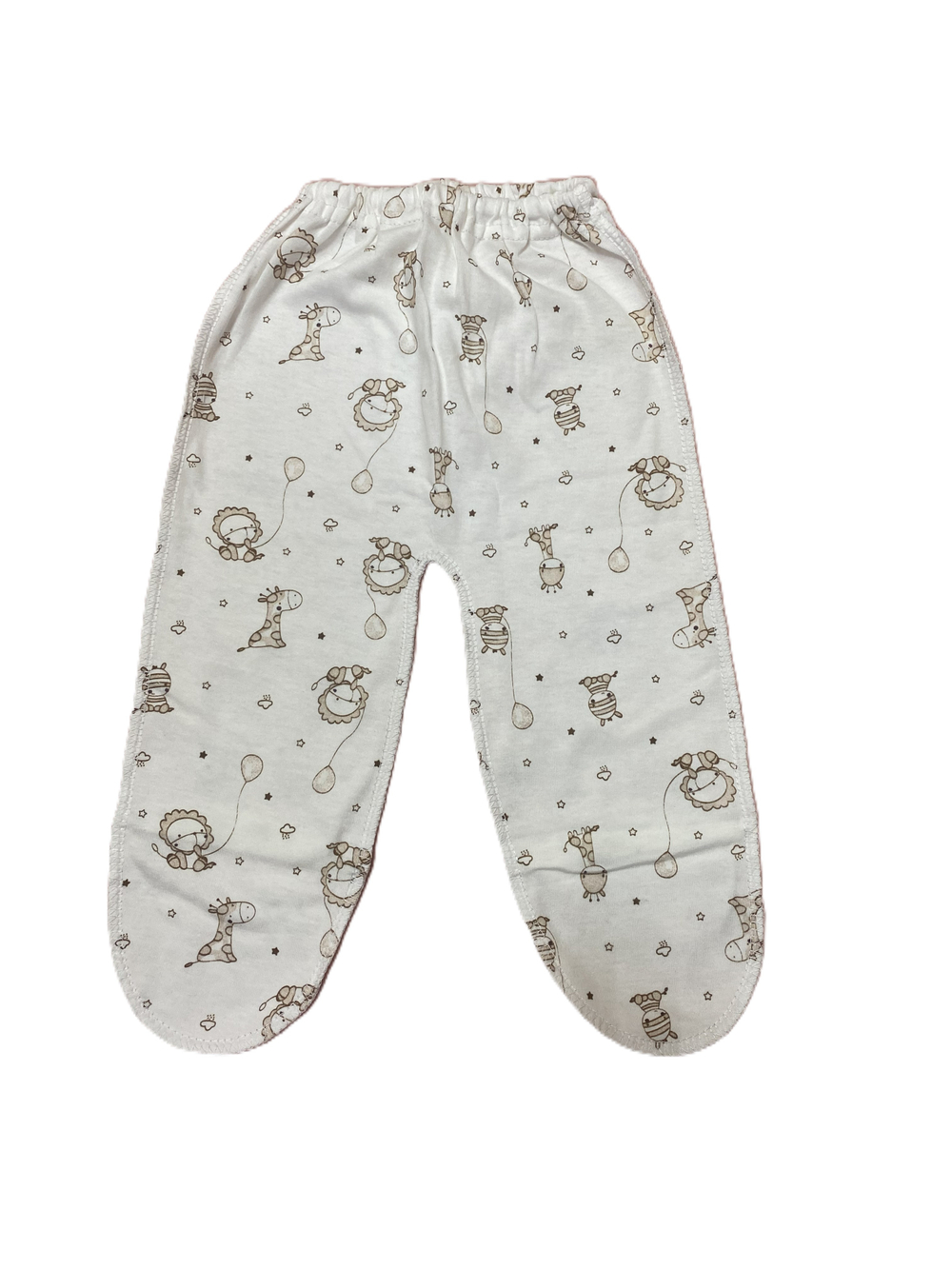 Ползунки на резинке из кулирки (100% хлопок) швы наружу на рост 62 см