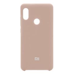 Силиконовый чехол Silicone Cover для Xiaomi Mi Play (Бежевый)