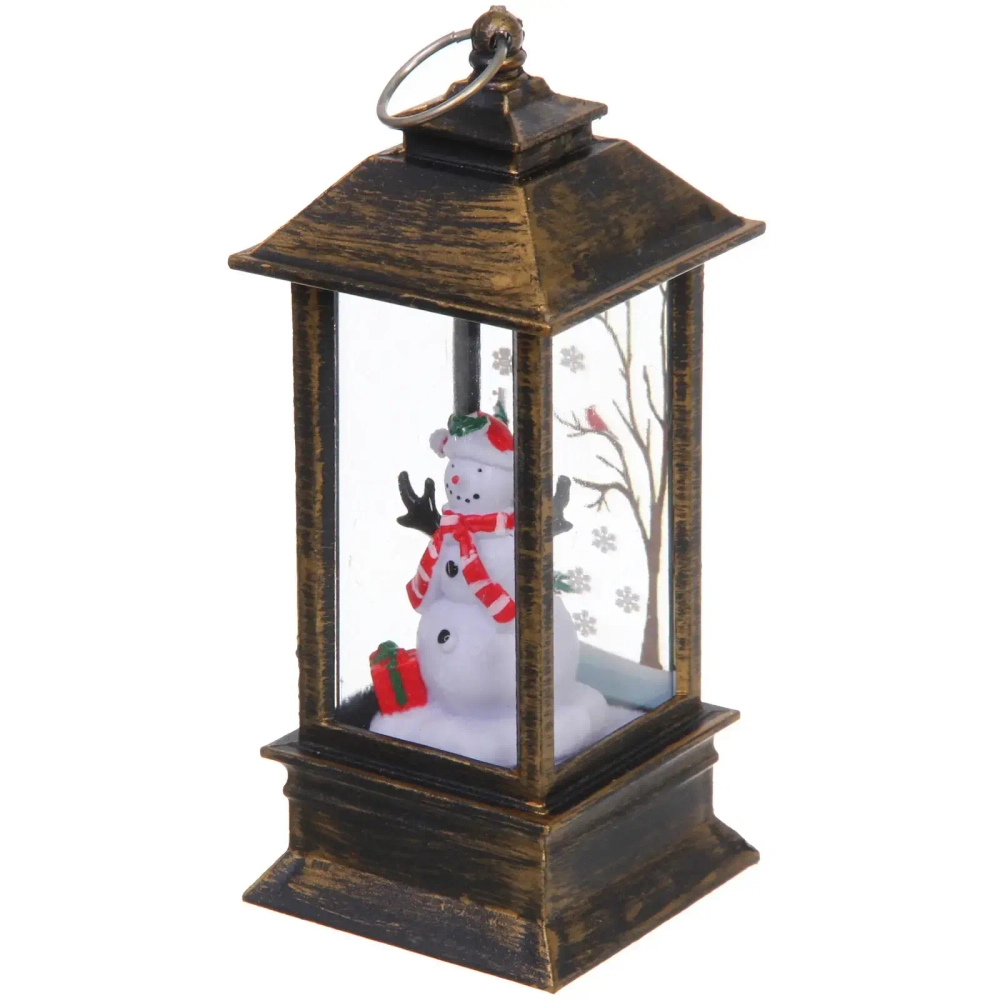 Сувенир с подсветкой «Снеговик-Зимняя история»