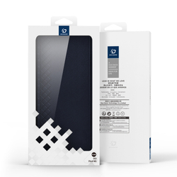 Чехол синего цвета с премиальной искусственной кожи от Dux Ducis для OPPO Find N5, серия Bril Series Case